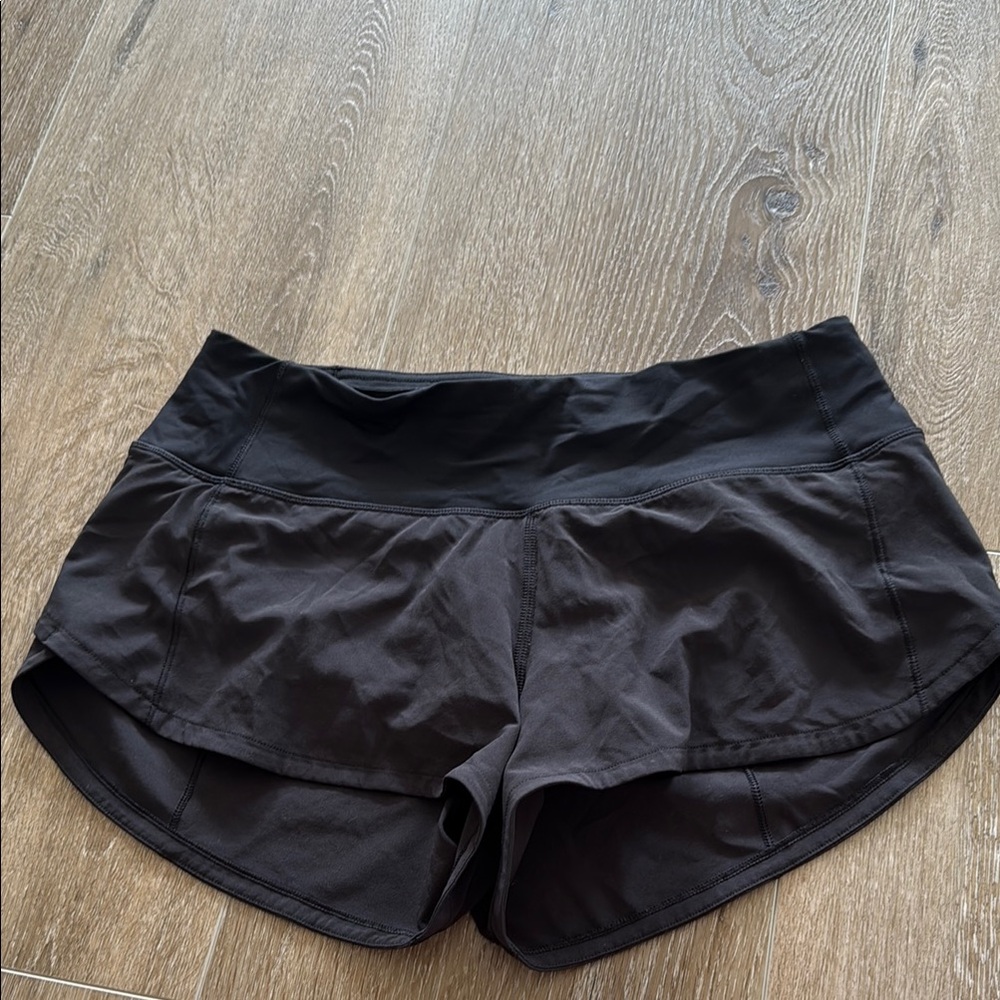 Lululemon Athletica Black Athletic Shorts Lightweight Performance